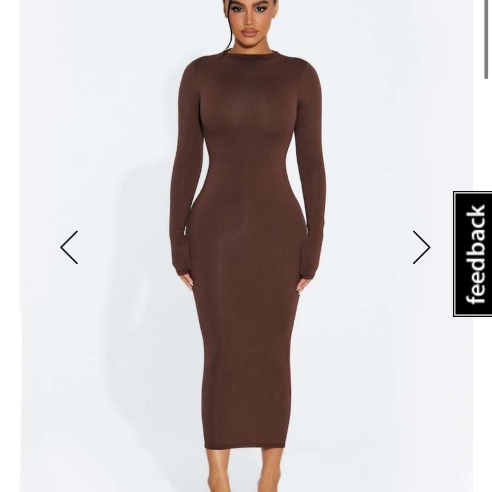 naked wardrobe - nw maxi dress - size small